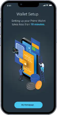 wallet setup mobile